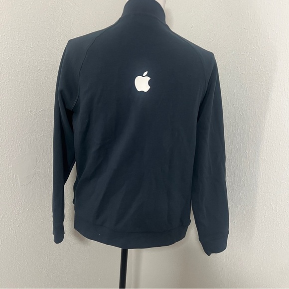 Apple Jacket Women XS Blue/Grn Full Zip Embroidered Logo Frnt/BackTech Employee - Picture 5 of 7